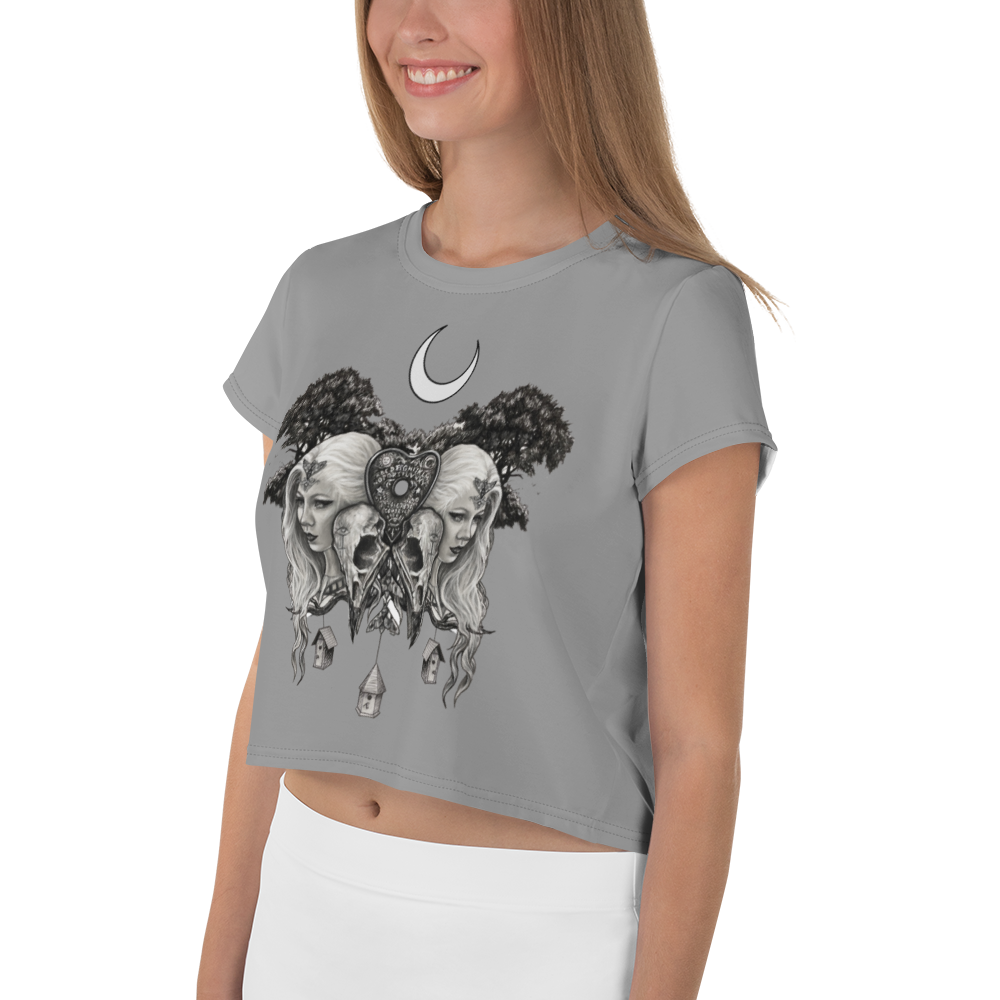 Whimsical Witch Crop Tee